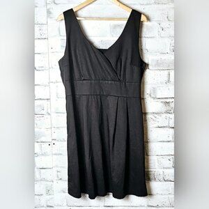 Ricki's Black V Neck Party Dress. Zipper on the side.